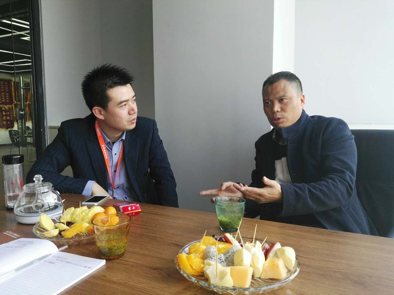 常务副会长吴元伟走访会员企业——良工装饰
